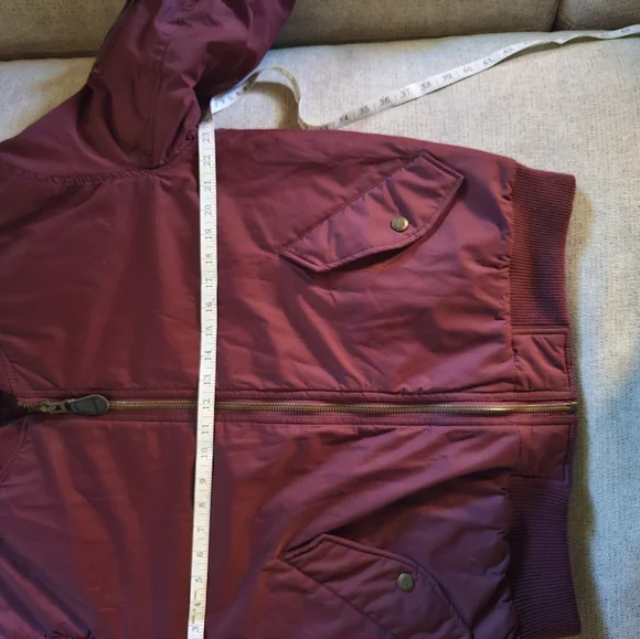 Oberkill Men's Maroon Bomber Jacket - Picture 10 of 10